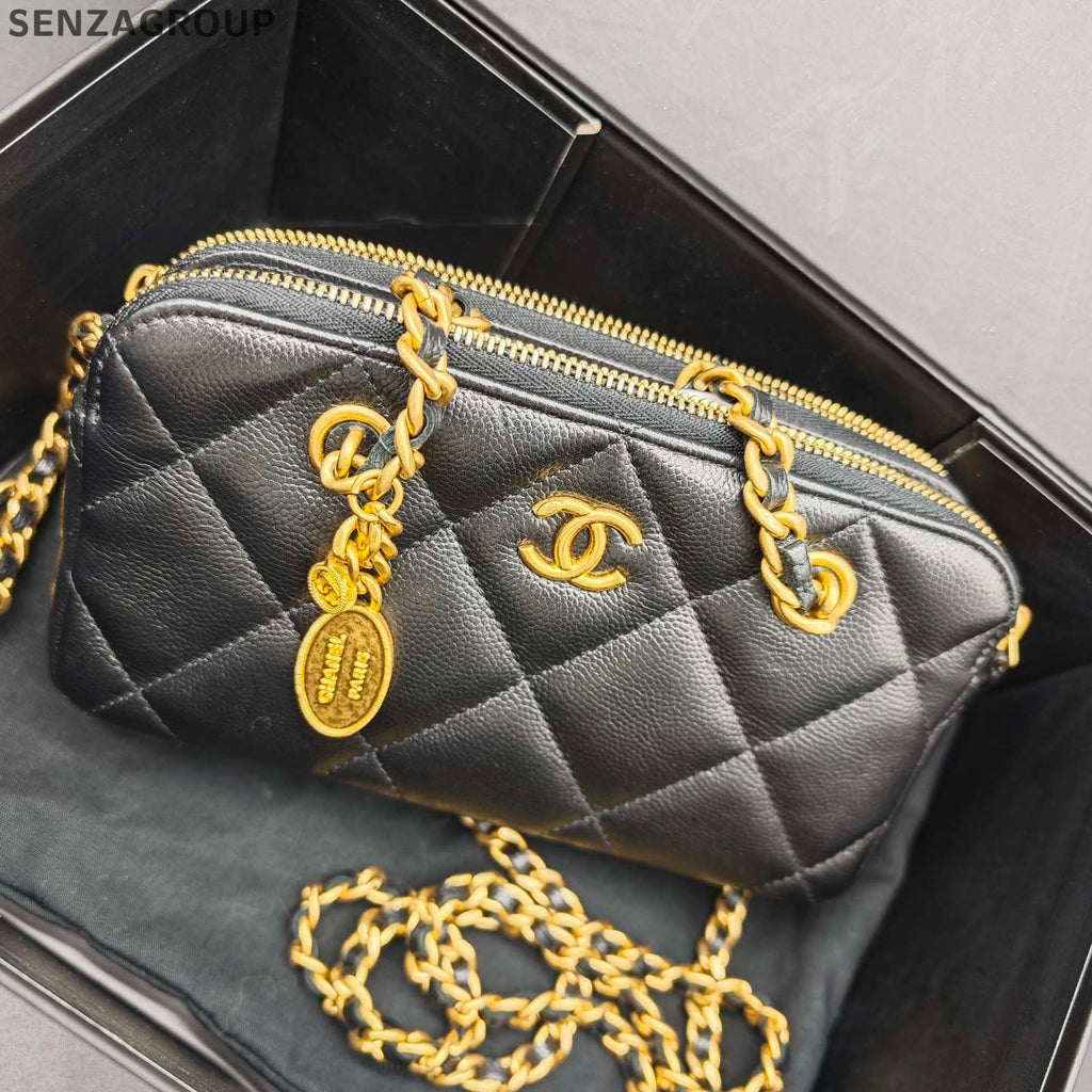 Chanel Quilted Phone Bag Chain Crossbody Shoulder Bag Classic Women