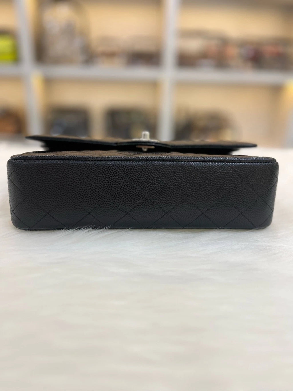CHANEL CF Medium Black Shoulder Crossbody Bag For Women