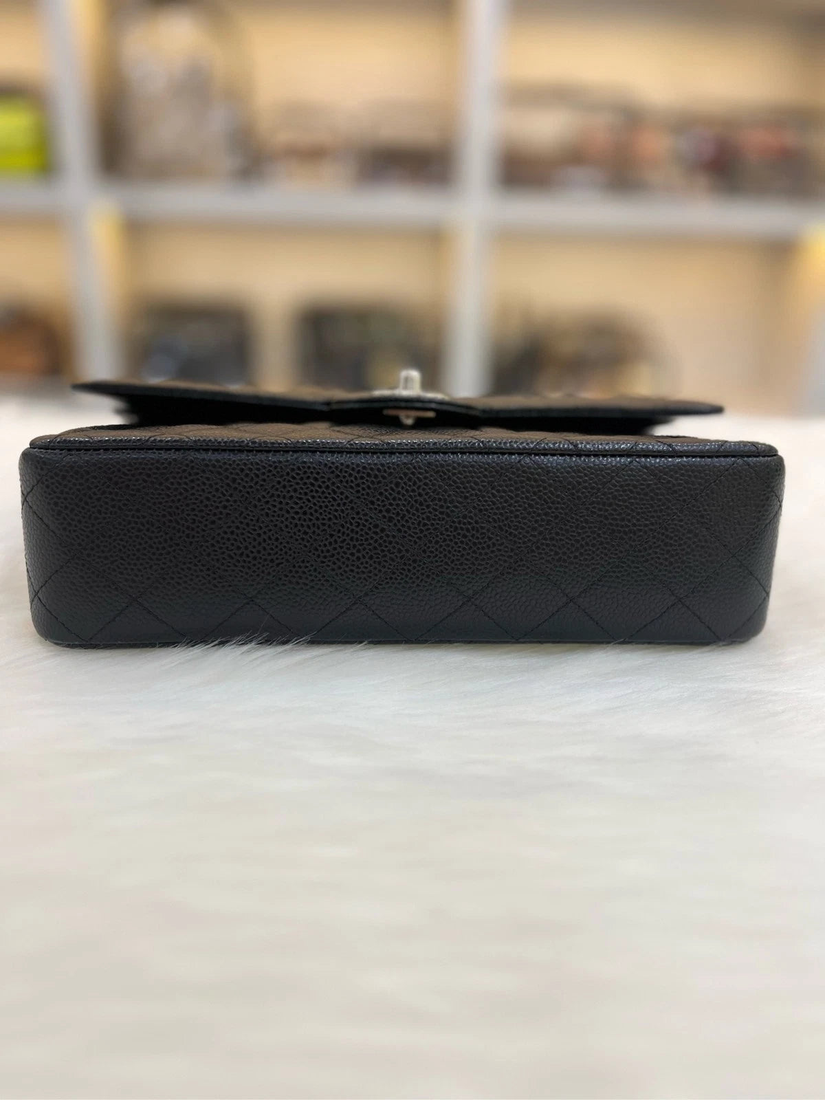 CHANEL CF Medium Black Shoulder Crossbody Bag For Women