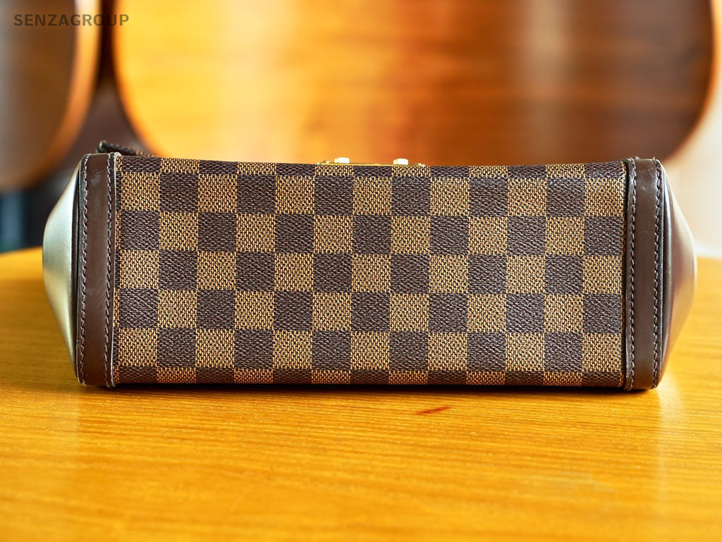 Louis Vuitton Damier Monogram Venice Shoulder Handbag brown