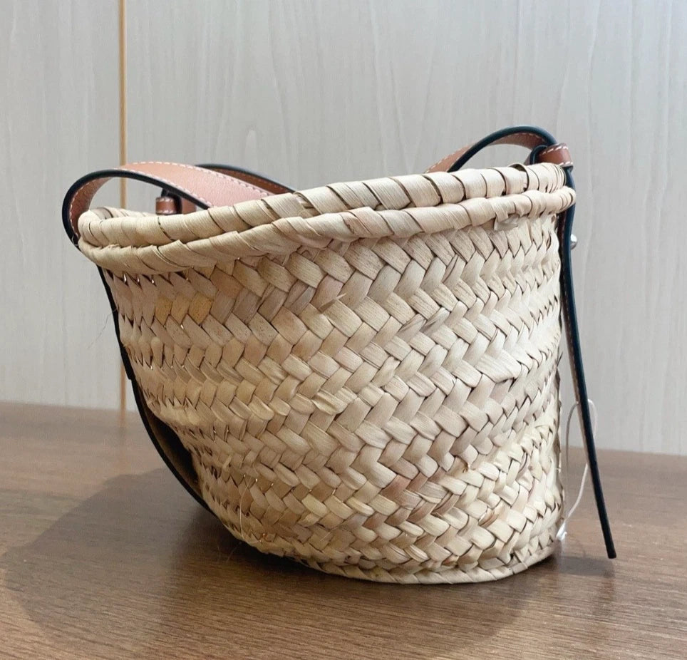 Loewe Basket Tote Top Handle Bag Shoulder Bag Excellent