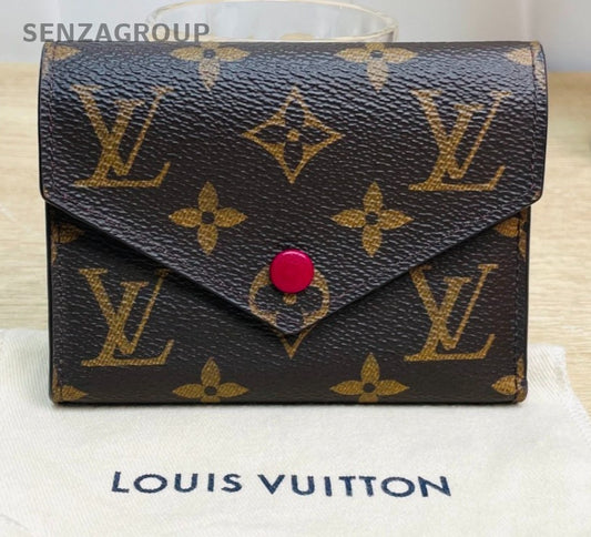 Louis Vuitton Monogram Short wallet Brown