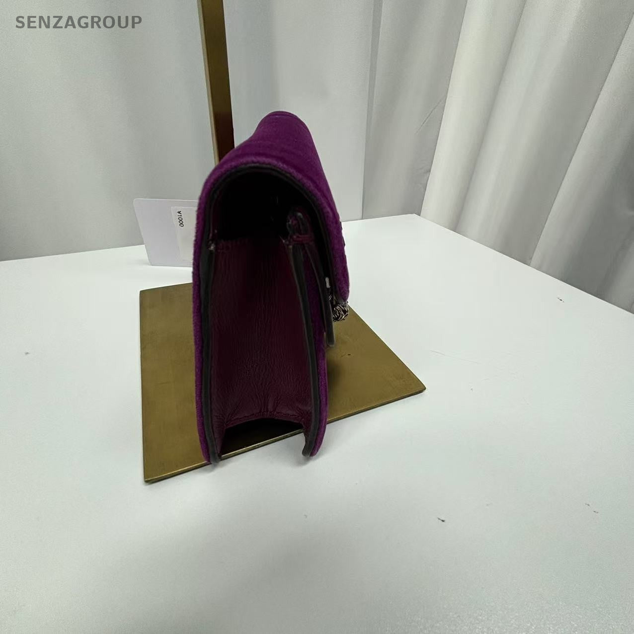 GUCCI Dionysos mini Purple Crossbody bag Suede