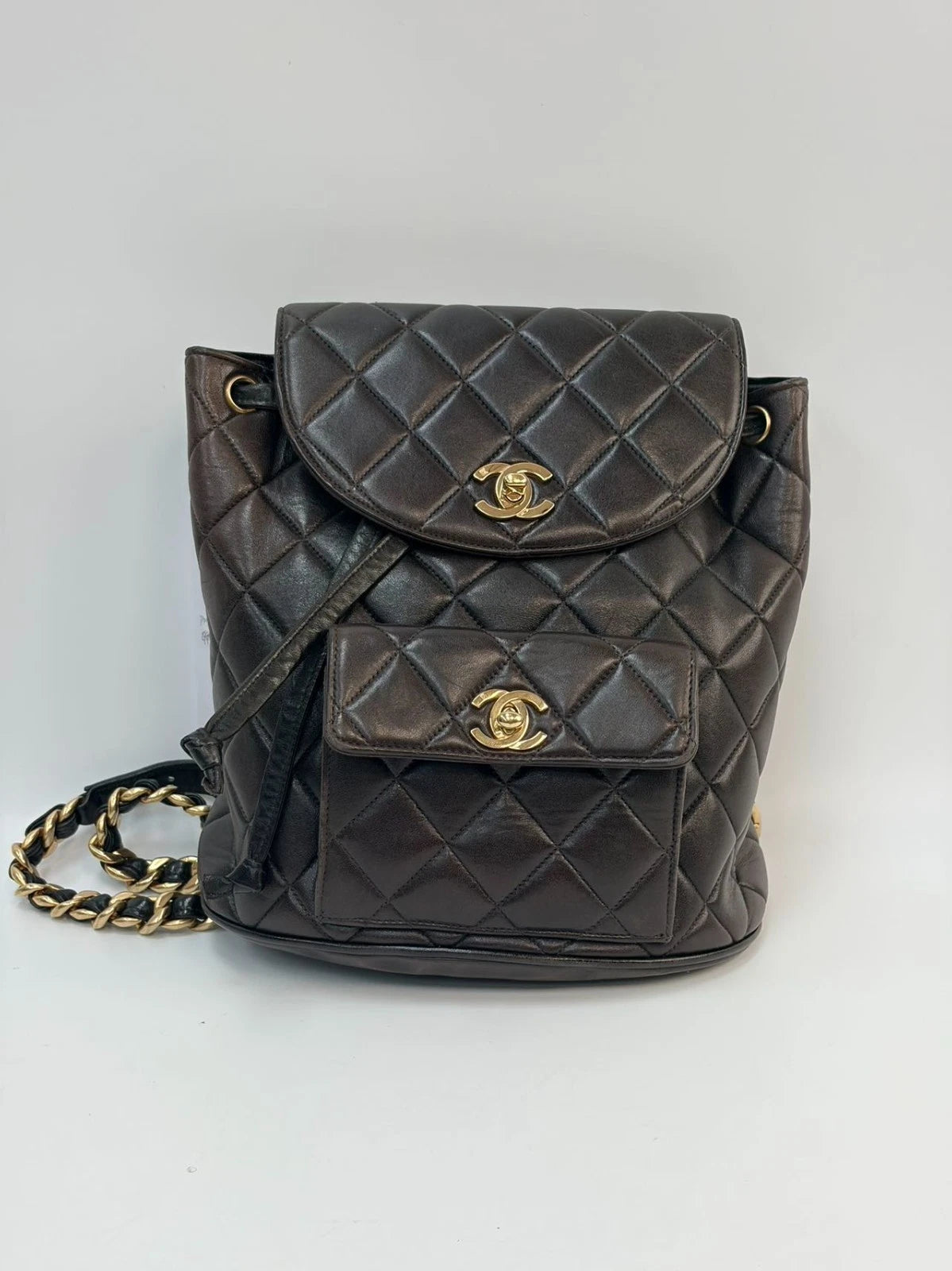 SJ0001 WZ00001 chanel Matelasse Quilted Lambskin Drawstring Backpack Z