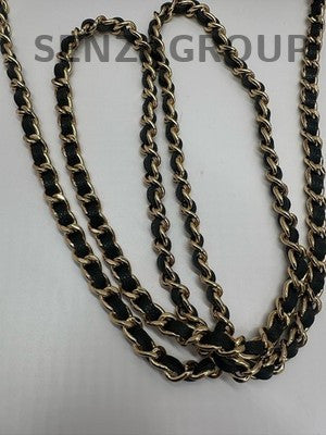 Chanel Black Caviar Leather WOC Saddle Bag Chain Strap Classic Women