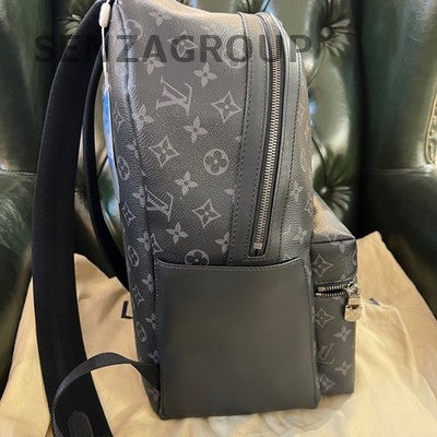 Louis Vuitton Apollo Backpack Black Monogram Coated Canvas Leather