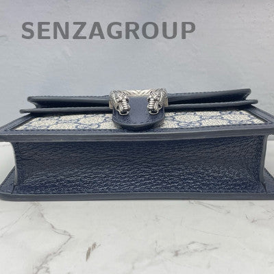 Gucci Dionysus Mini Navy Blue Chain Shoulder Crossbody Bag for Women
