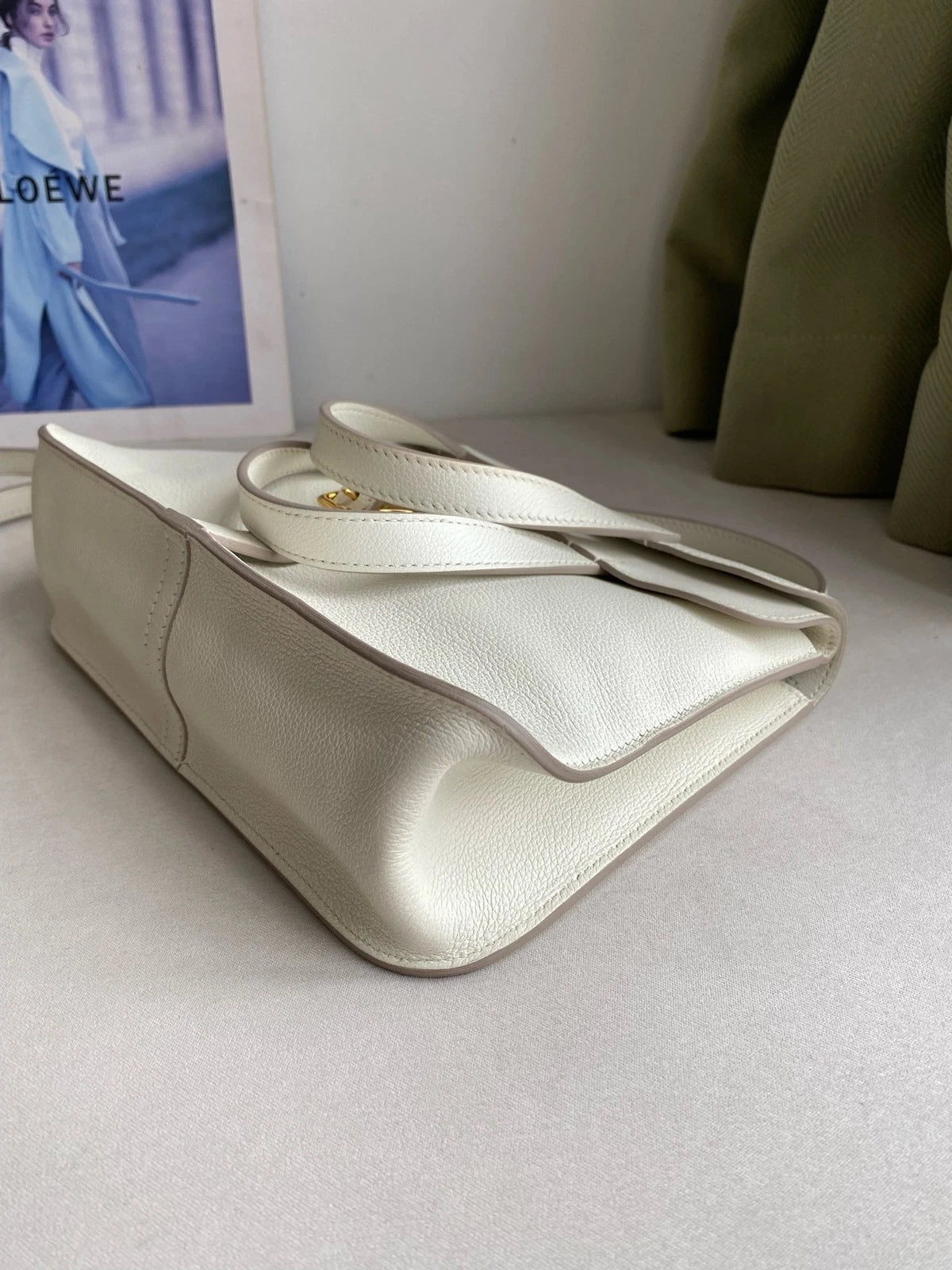 Hermes Halzan25 Gold Hardware Crossbody Handbag For Women