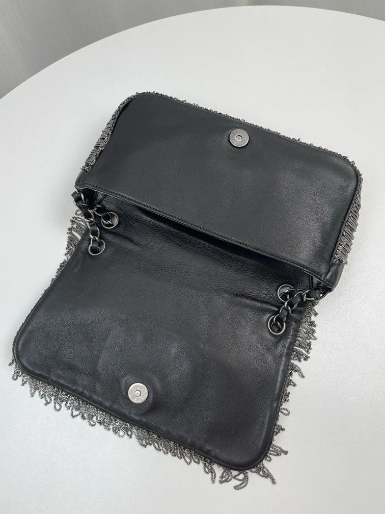 CHANEL Byzantine Tassel Leather Shoulder Bag For Women