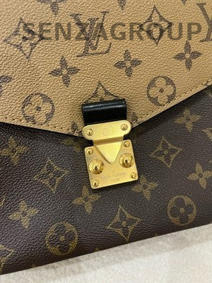 Louis Vuitton Monogram Canvas & Leather Courier Messenger Bag - Brown Gold