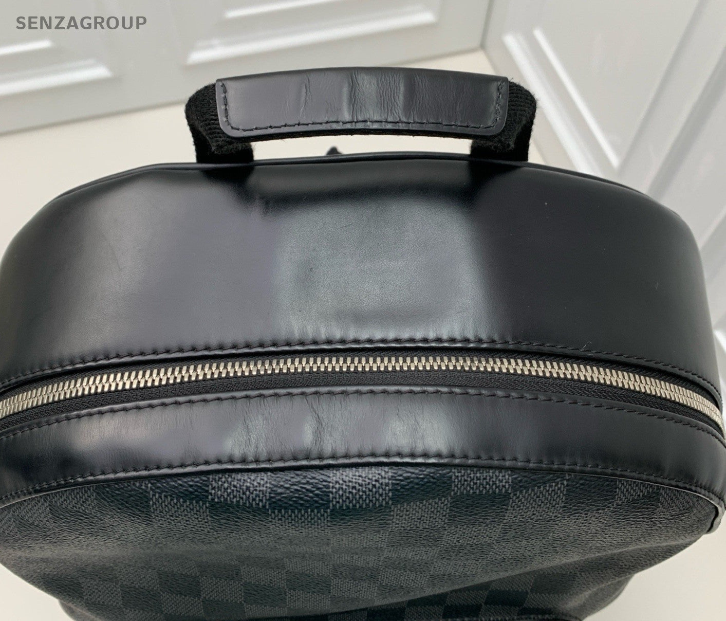 Louis Vuitton Discovery Damier Backpack Black Silver Unisex Adults Classic