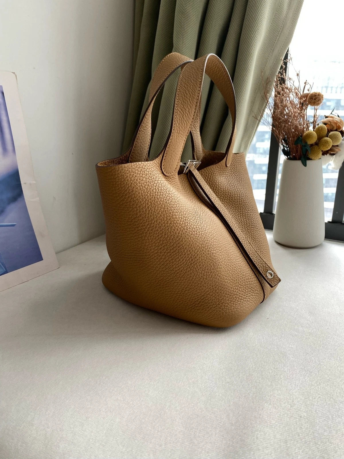 Hermes Epsom Picotin18 Bucket Bag For Women