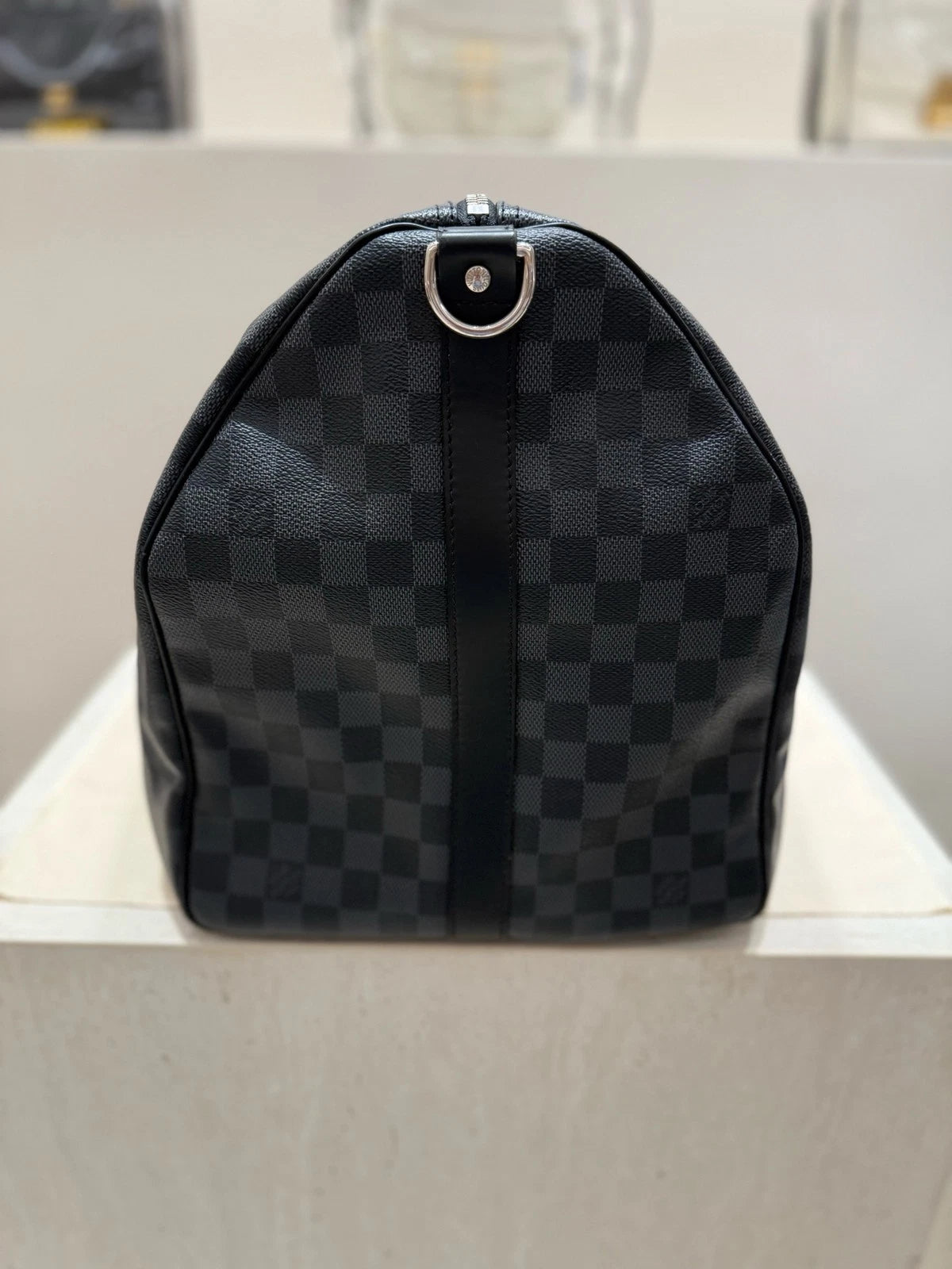 Louis Vuitton Keepall55 Canvas Travel Duffle Bag For Unisex