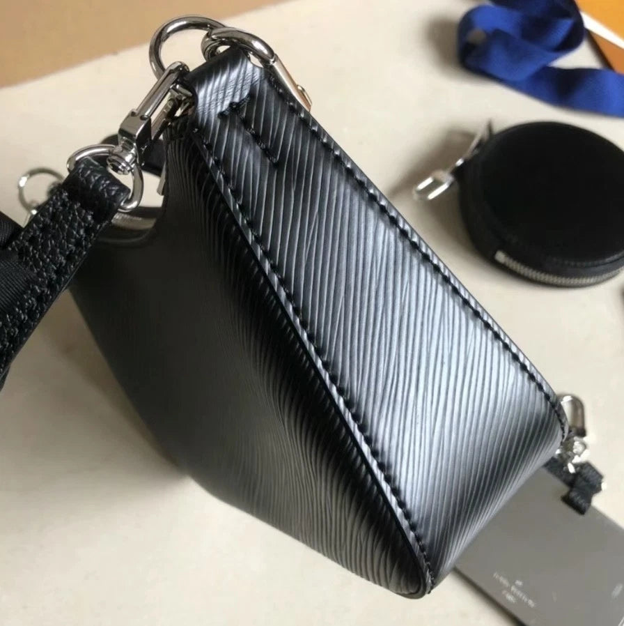 Louis Vuitton Marelle Epi Black Shoulder Bag Crossbody Excellent