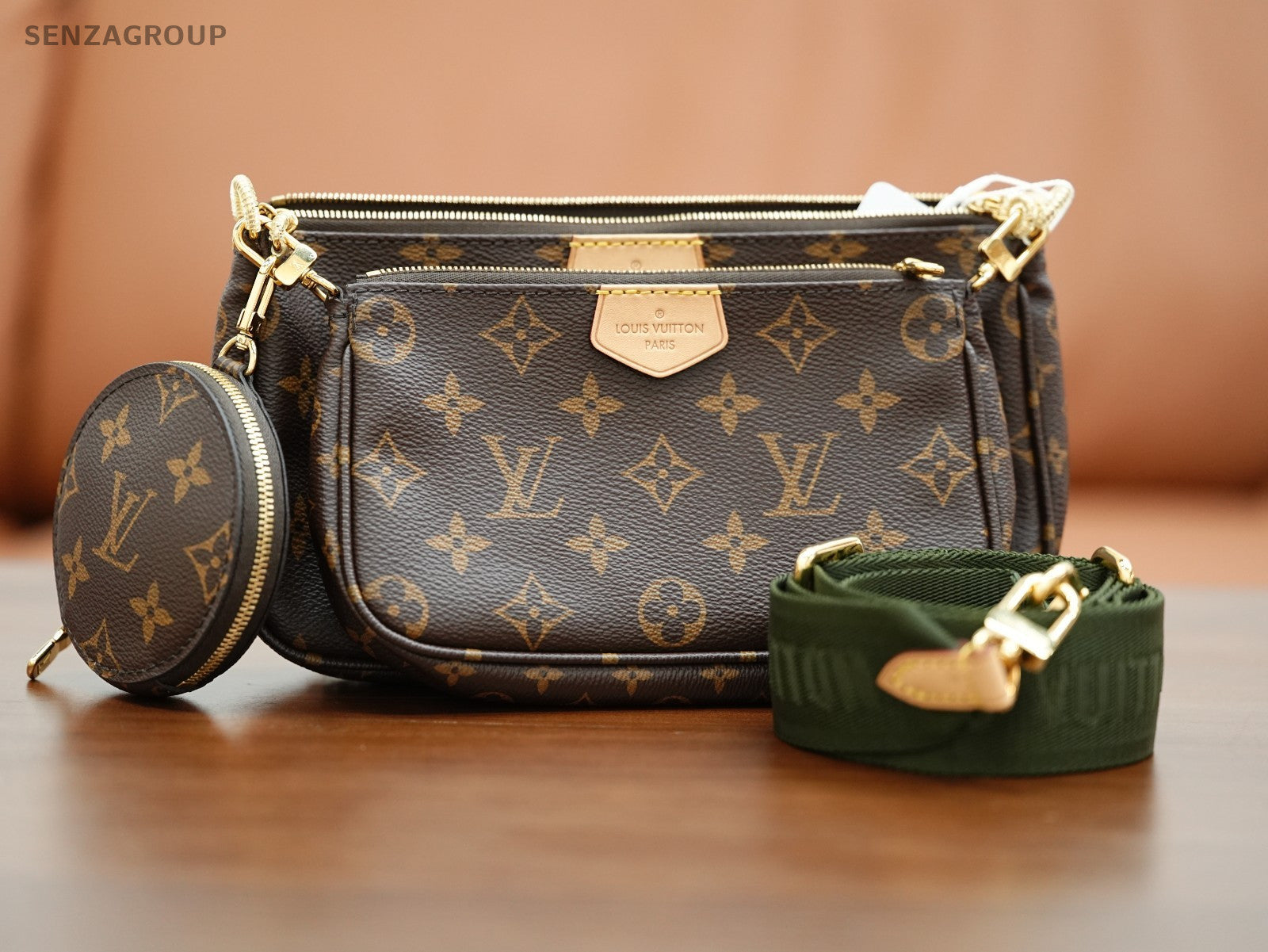 Louis Vuitton Multi Pochette Accessoires M44813 Shoulder Bag Canvas