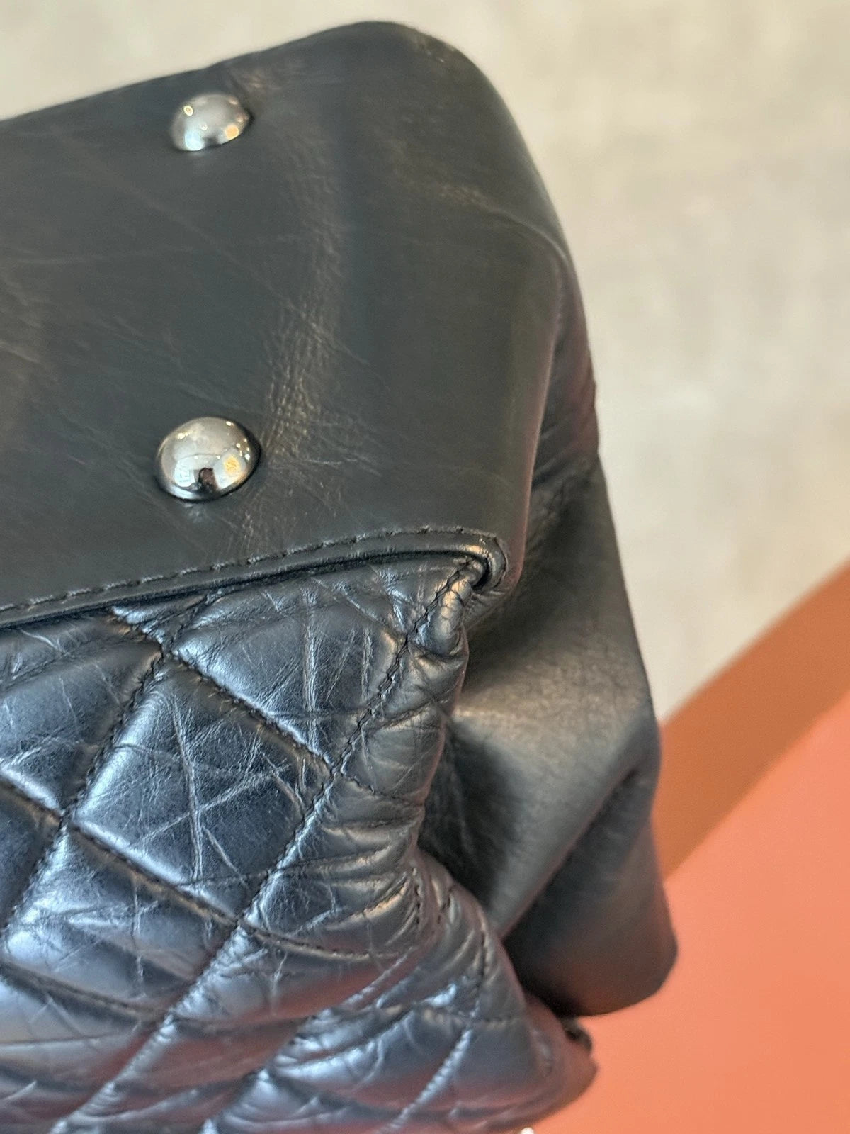Chanel Matelasse Tote Shoulder Bag Black Women Classic
