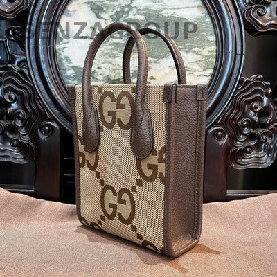 Gucci Mini Dionysus Bag Brown Gold Buckle Classic Women's Shoulder Bag