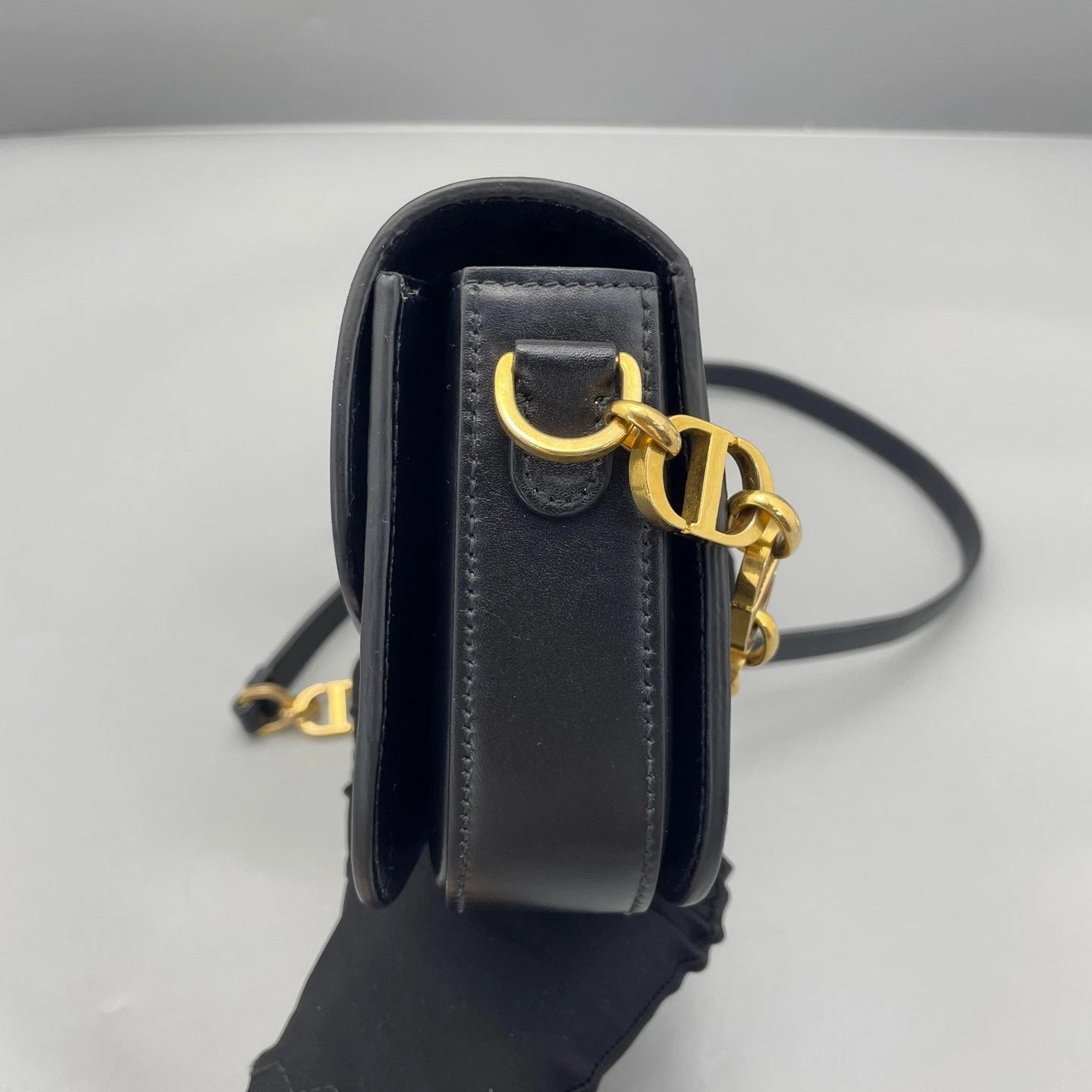 Dior Montaigne30 Chain Shoulder Bag Black For Women