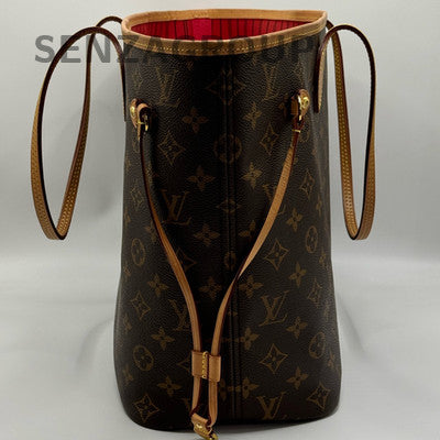 Louis Vuitton Neverfull MM Monogram Brown Gold Women's Classic Bag