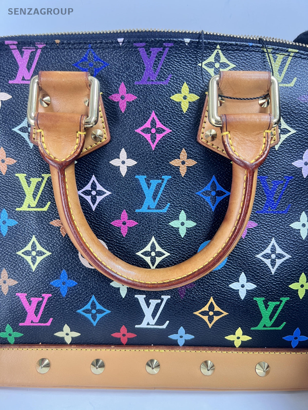 Louis Vuitton Alma GM Multi Color Monogram Top Handle Bag Women Classic Designer