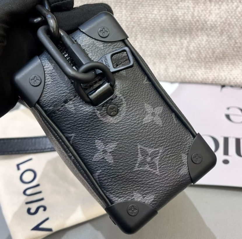 Louis Vuitton Soul Trunk Monogram Box Crossbody Black Unisex Adults Classic
