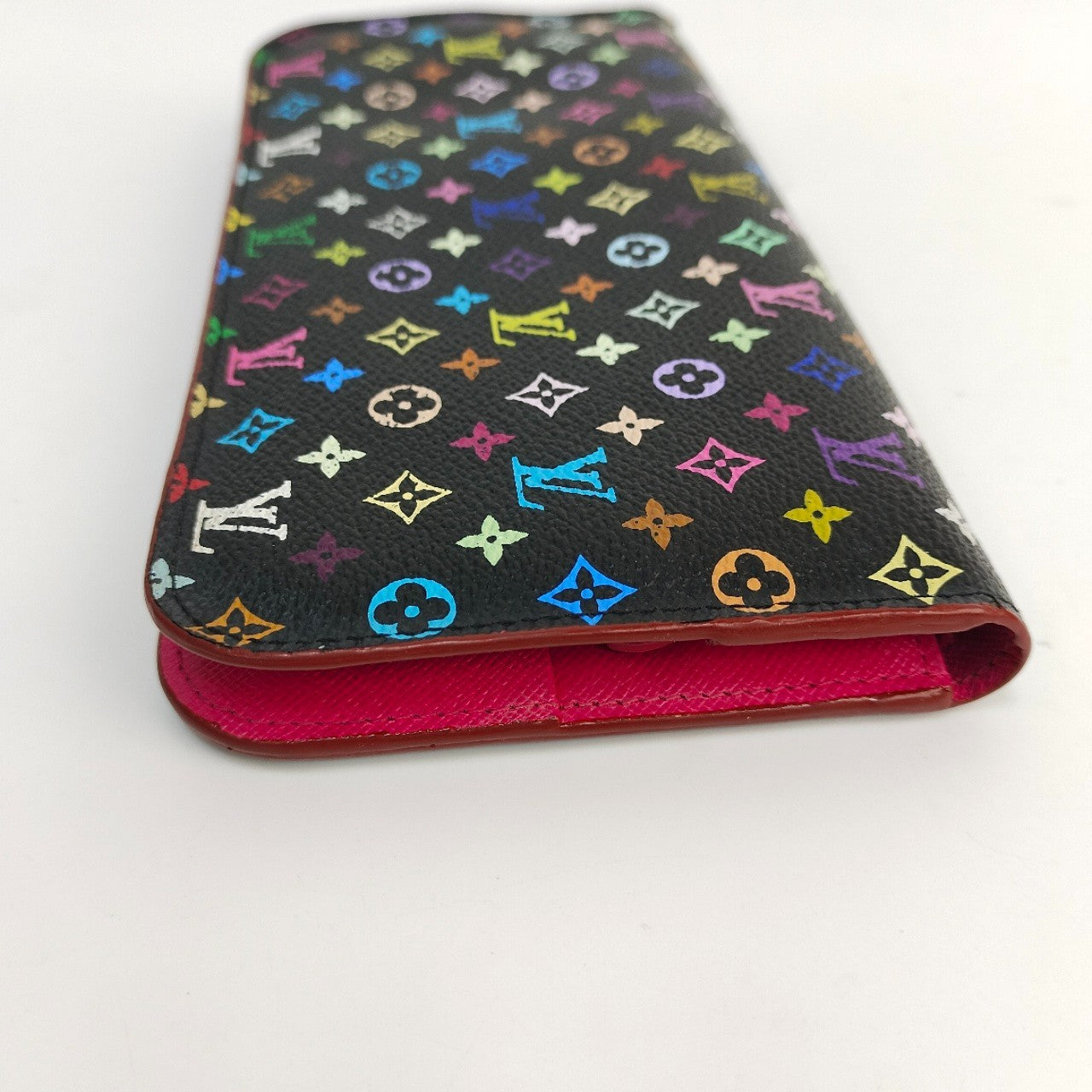 SJ0001 Louis Vuitton black multicolor wallet