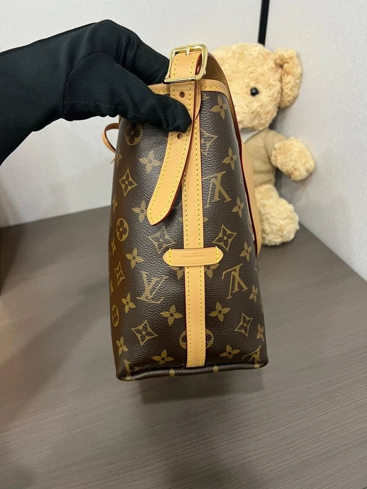 Louis Vuitton Monogram Canvas Carryall PM Tote Bag For Women