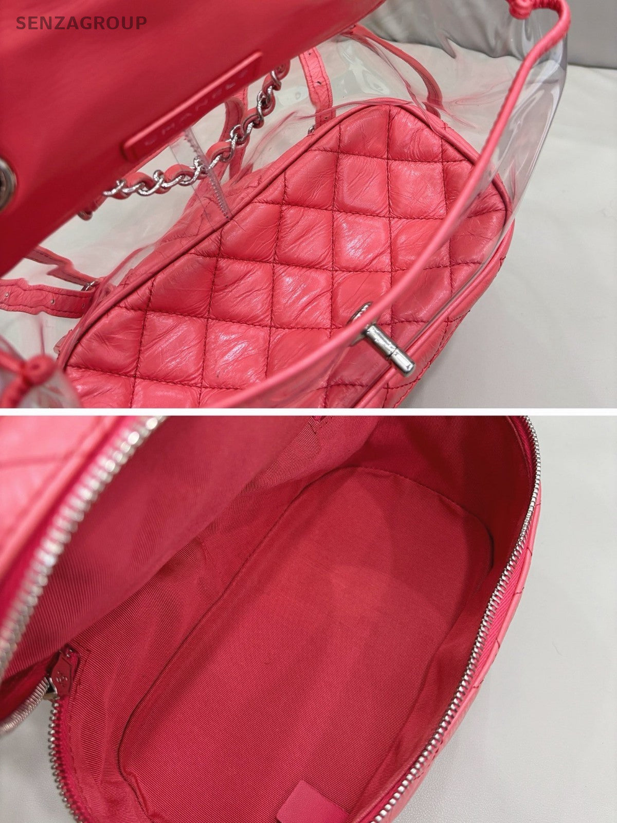 CHANEL Backpack Jelly Diamond pattern Pink Shoulder bag Women