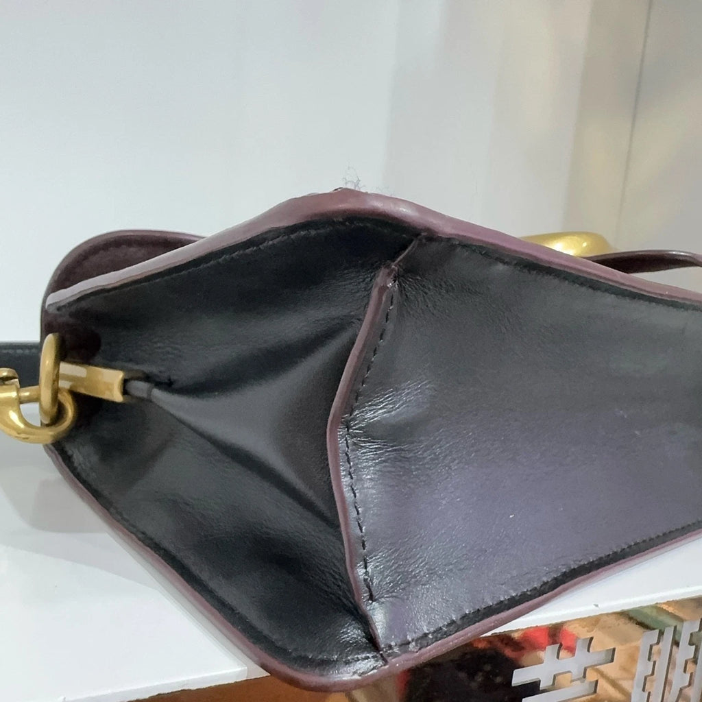 COACH Tabby 26 Woven Black Women's Shoulder Crossbody Handbag