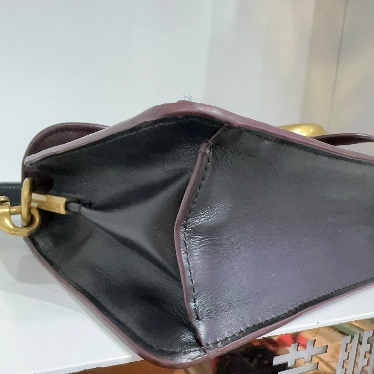 COACH Tabby 26 Woven Black Women's Shoulder Crossbody Handbag