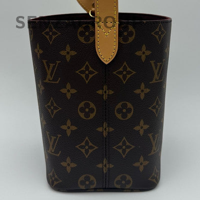 Louis Vuitton All In BB Monogram Handbag Shoulder Bag Gold Brown Classic Women