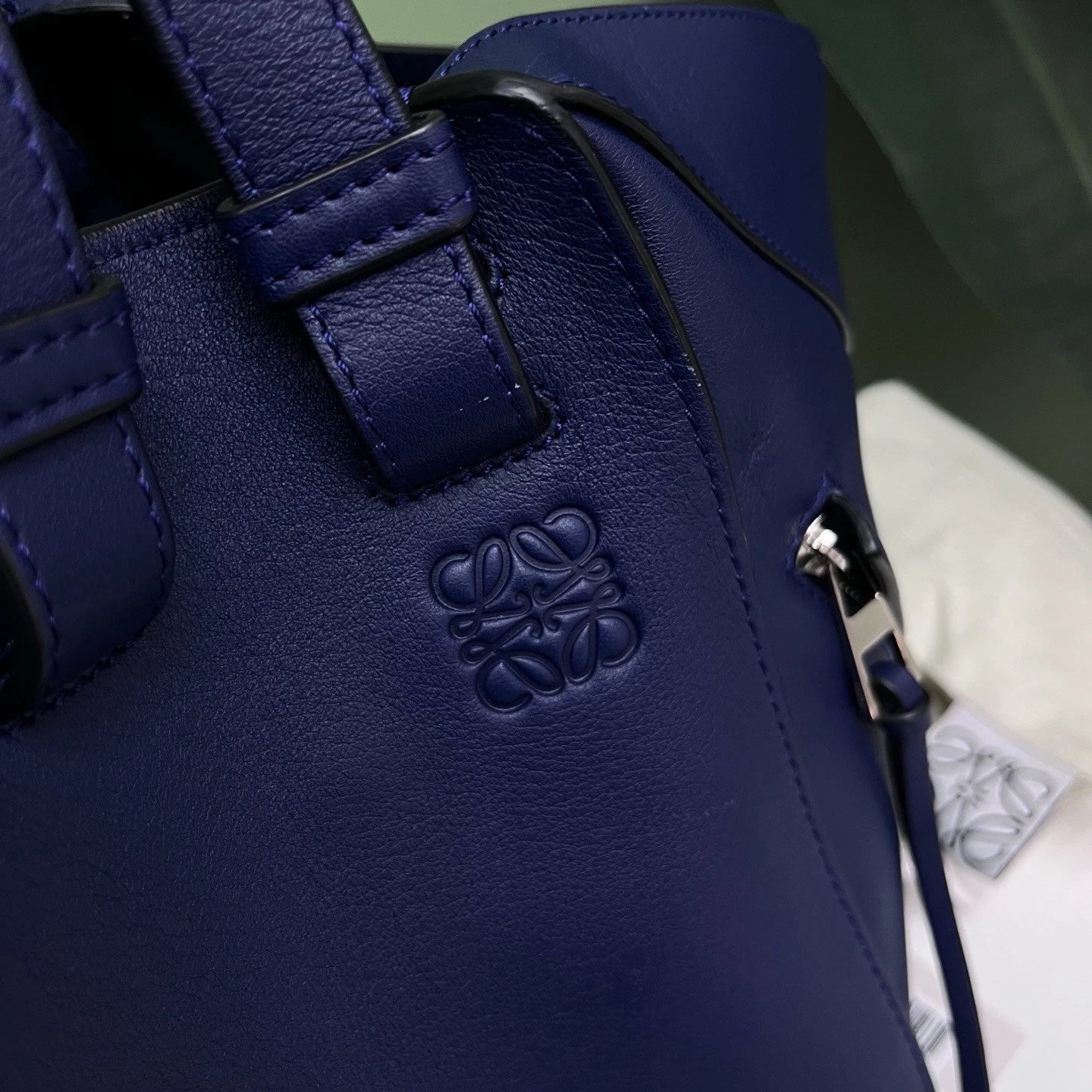 Loewe Hammock Blue Top Handle Bag Crossbody Bag Shoulder Bag Women