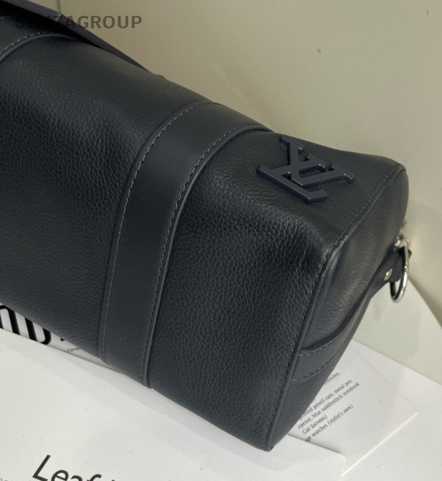 Louis Vuitton City Keepall All Leather Deep Blue Shoulder bag Classic