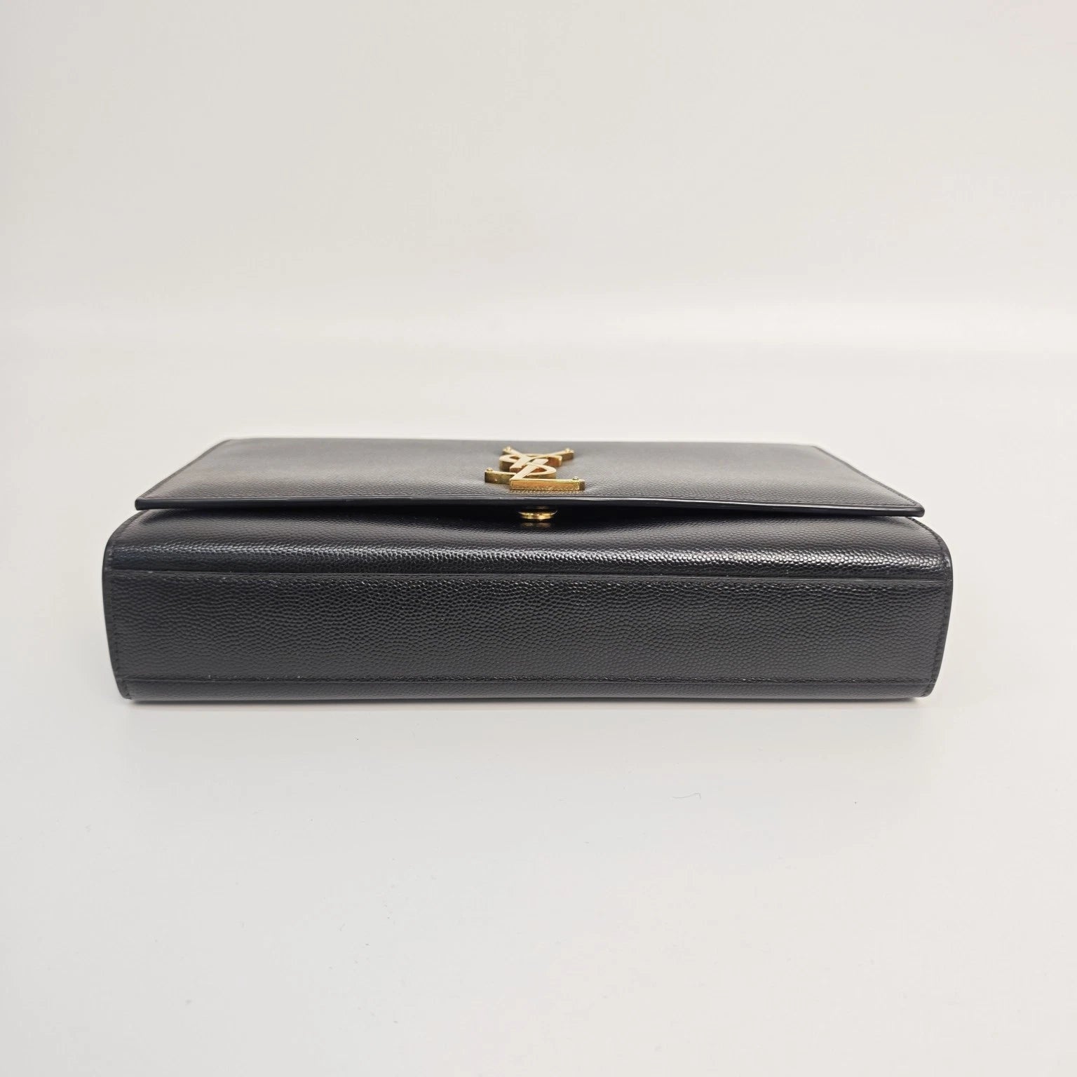 Saint Laurent Kate Medium Black Caviar Leather Shoulder Bag For Women