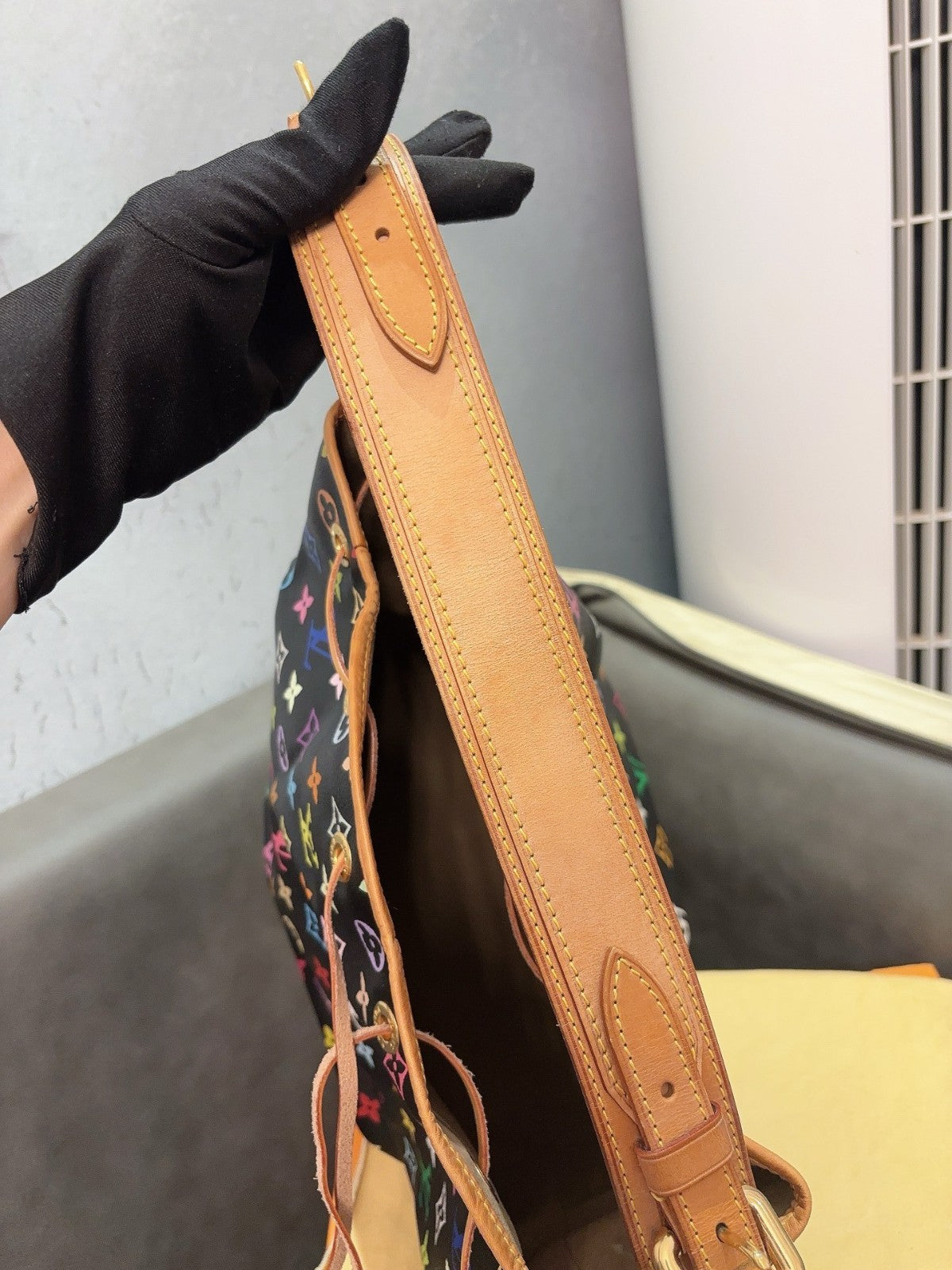 Louis Vuitton Petit Noe Monogram Bucket Drawtring Shoulder bag Women