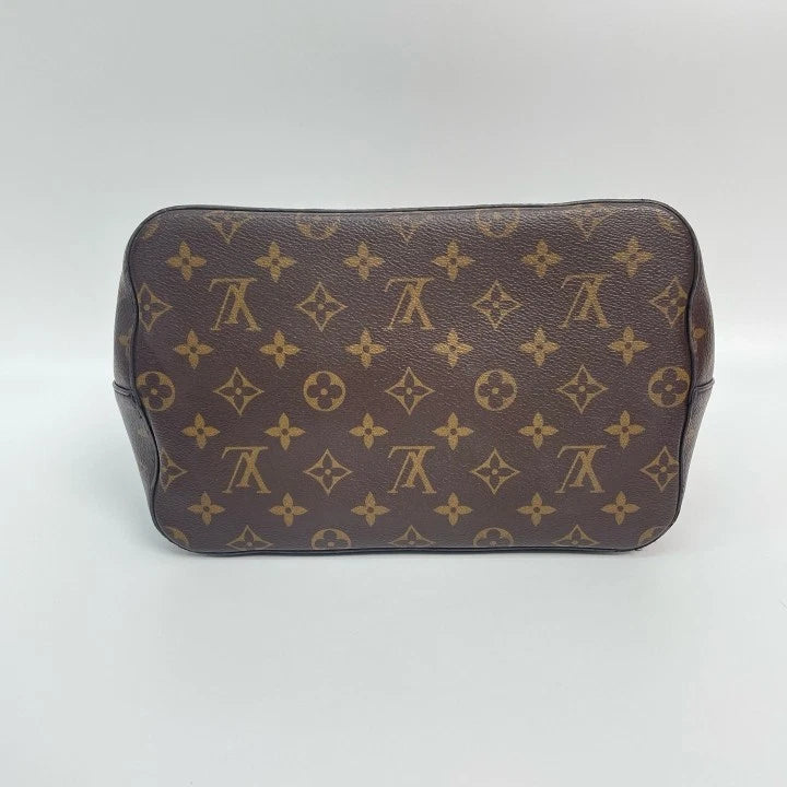 Louis Vuitton Neonoe Monogram Canvas Medium Brown Bucket Bag Women