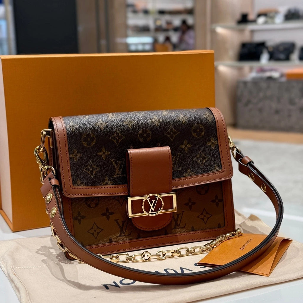 Louis Vuitton Daphne Medium Color-block Shoulder Crossbody Bag For Women