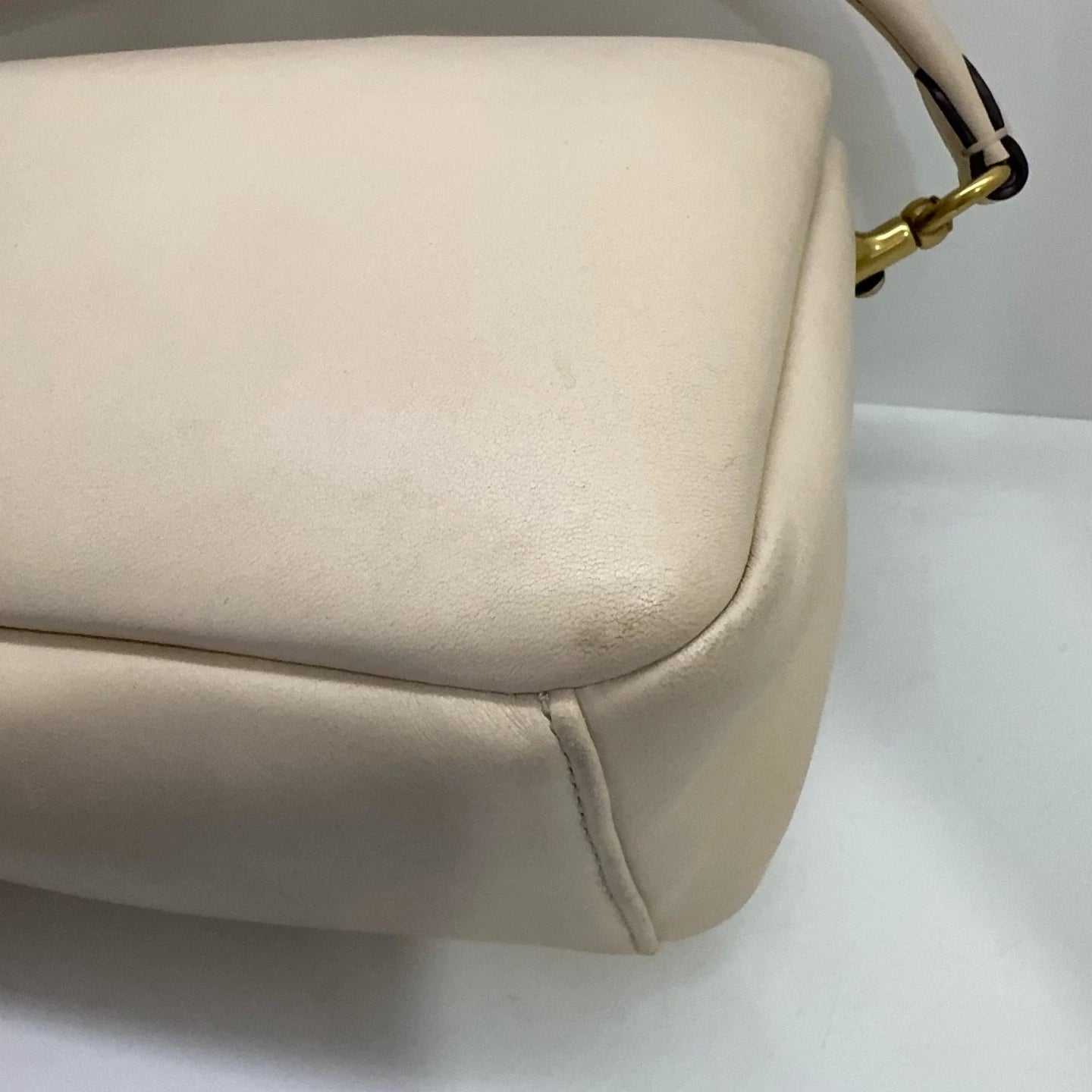 Coach Tabby 26 Ivory Lambskin Shoulder Crossbody Handbag For Women