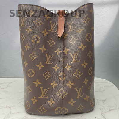Louis Vuitton NEONOE Monogram Medium Bucket Bag Brown Gold Hardware Women