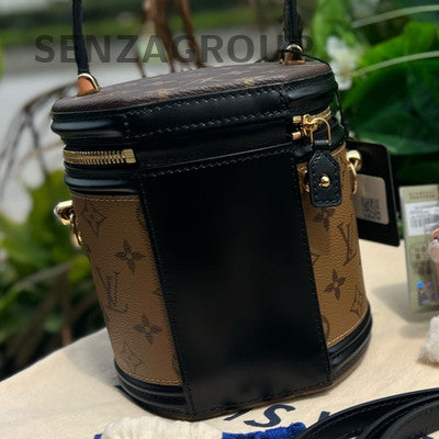 Louis Vuitton Monogram Speedy Handbag Shoulder Bag Brown Gold Buckle