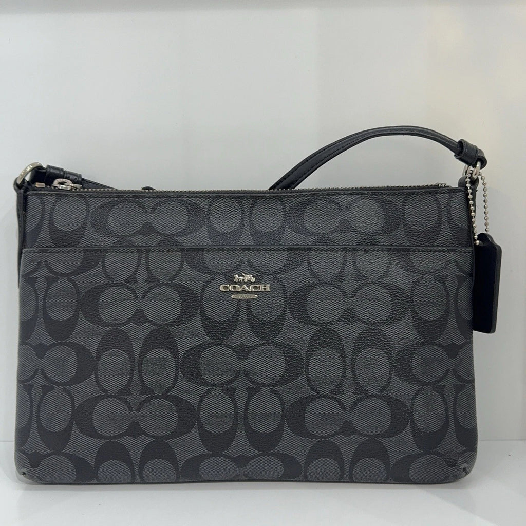 Coach Dark Grey Unisex Shoulder Crossbody Bag For Women