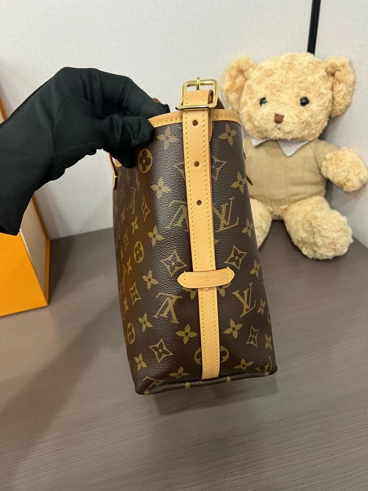 Louis Vuitton Monogram Canvas Carryall PM Tote Bag For Women