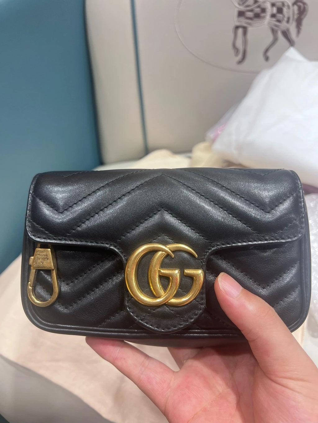 Gucci Marmont Black Crossbody Excellent
