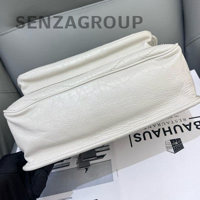 Saint Laurent Niki Medium Chain Shoulder Bag in White - Classic Women's Fashion