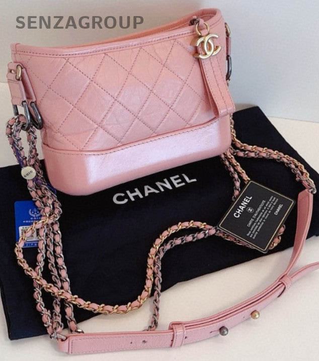 CHANEL Gabrielle Chain Sakura Pink Gold Shoulder bag Crossbody