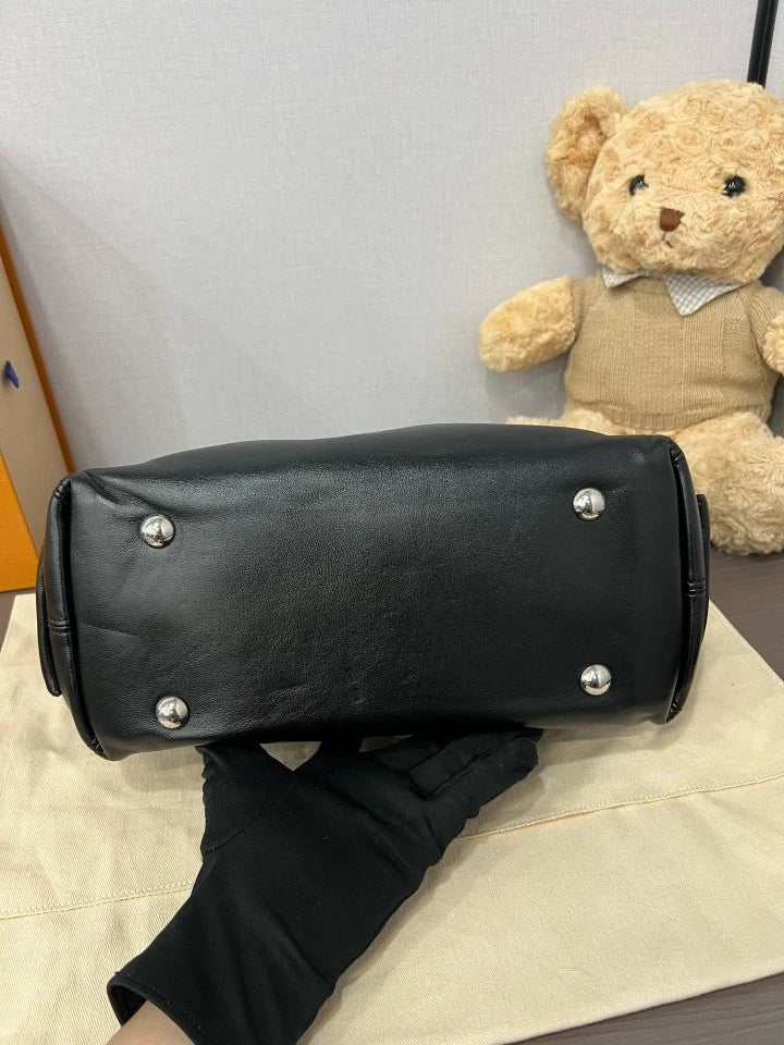 Louis Vuitton Black Small Carryall Cargo Tote Bag For Women