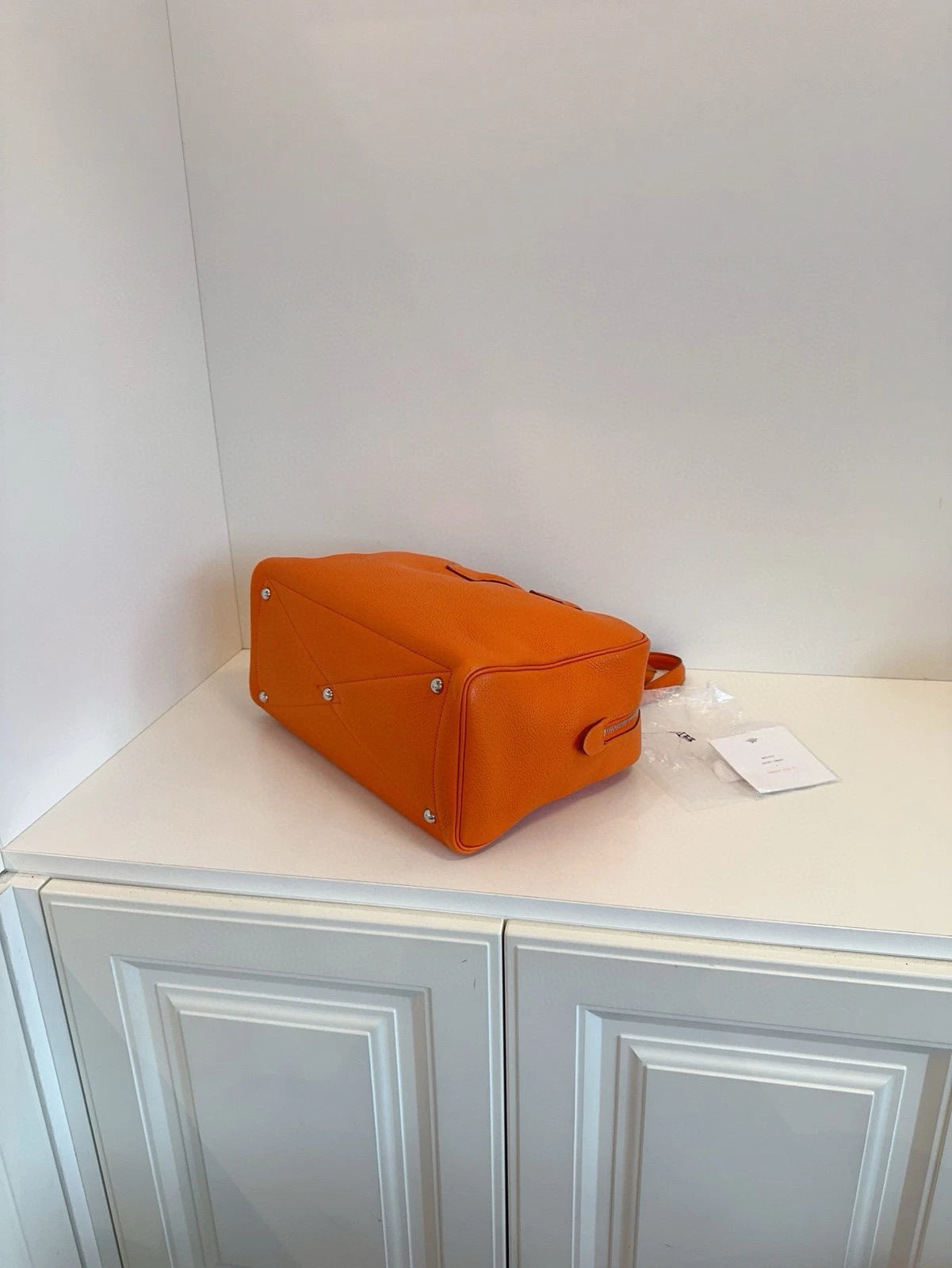 Hermes Victoria35 Orange Handbag For Women