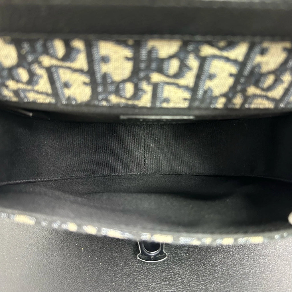 Dior Saddle Monogram Canvas Shoulder Bag Excellent