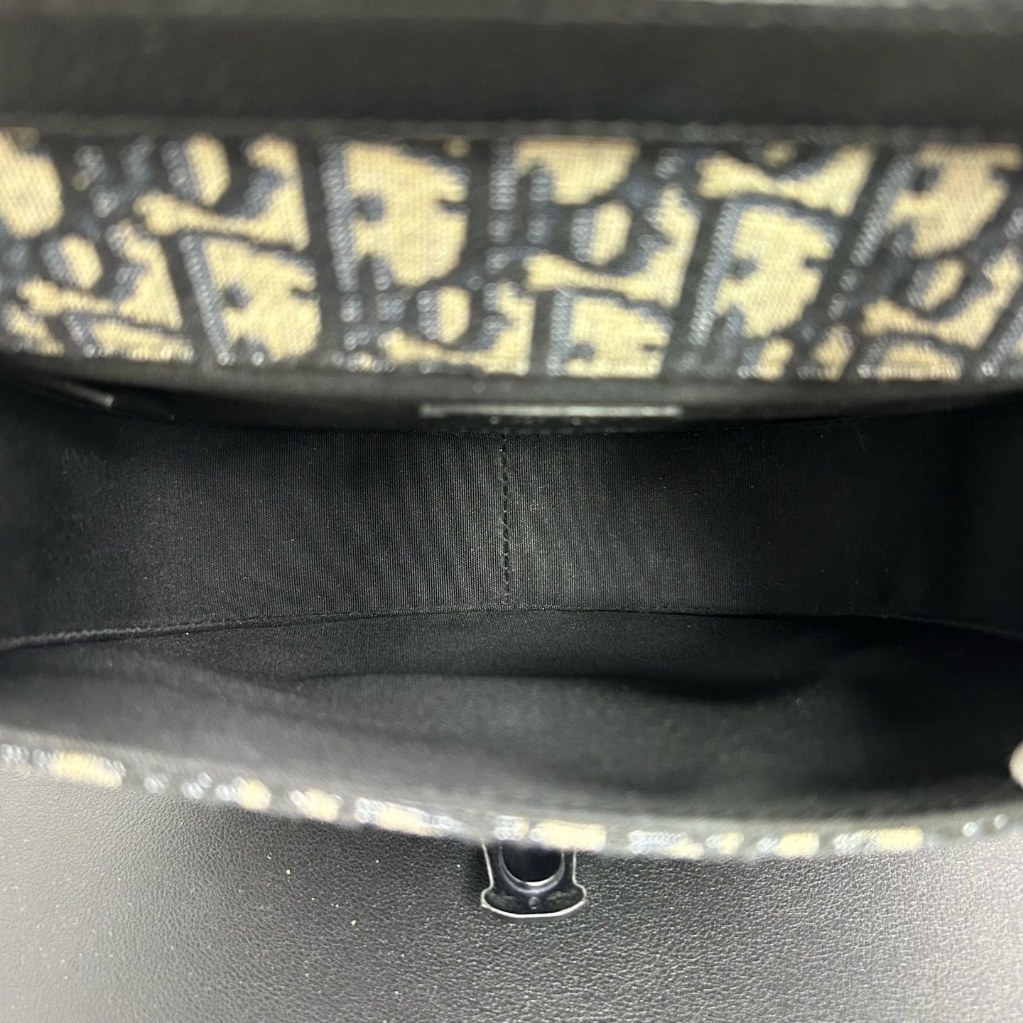 Dior Saddle Monogram Canvas Shoulder Bag Excellent