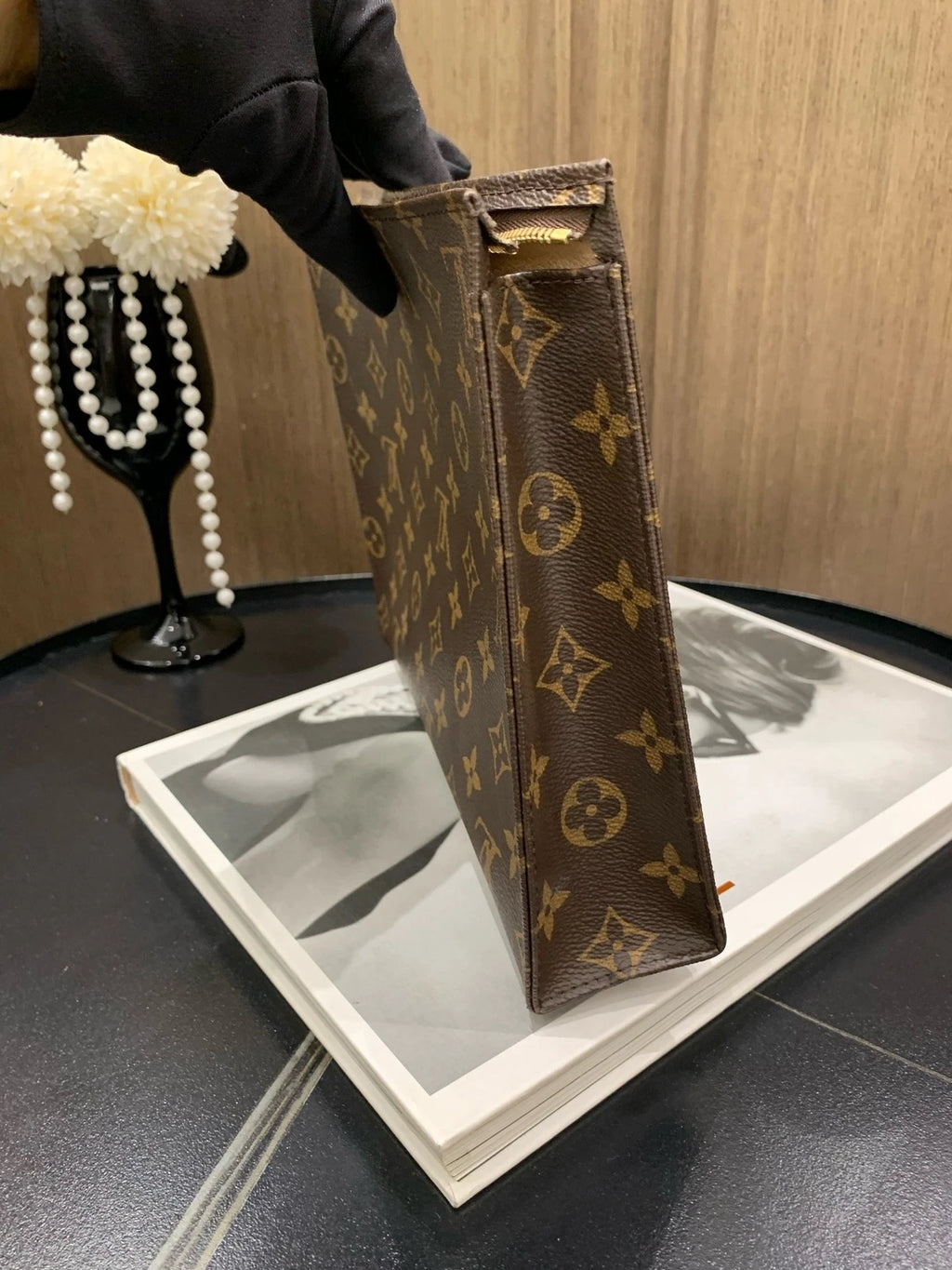 Louis Vuitton Monogram Canvas Toiletry Clutch Bag For Women